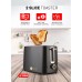 Afra Electric Toaster 700W 2 Slots Black AF100700TOBL