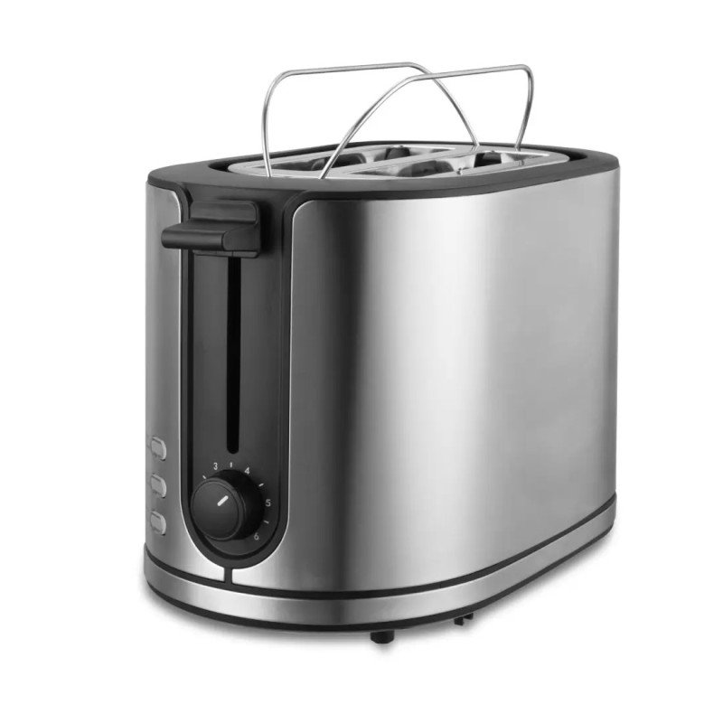 Afra Electric Breakfast Toaster 950W 2 Slots Silver AF120900TOSS