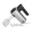 Afra Hand Mixer Stainless Steel 5 Speed 300W Silver AF1406HMXSS