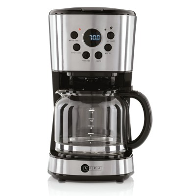 Afra Coffee Maker Stainless Steel 1.5L 900W Black AF15900CMKSS