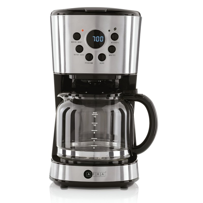 Afra Coffee Maker Stainless Steel 1.5L 900W Black AF15900CMKSS