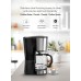 Afra Coffee Maker Stainless Steel 1.5L 900W Black AF15900CMKSS