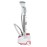 Afra Garment Steamer with Iron Board 1.6L 1950W White-Red AF1950GSRD
