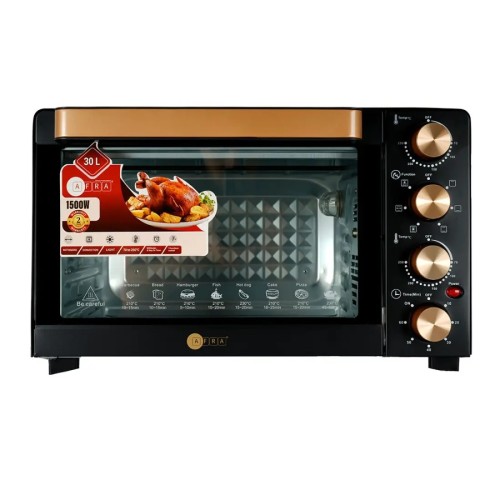 Afra Electric Oven Toaster 30L 1500W Convection Rotisserie  AF3015OTBK