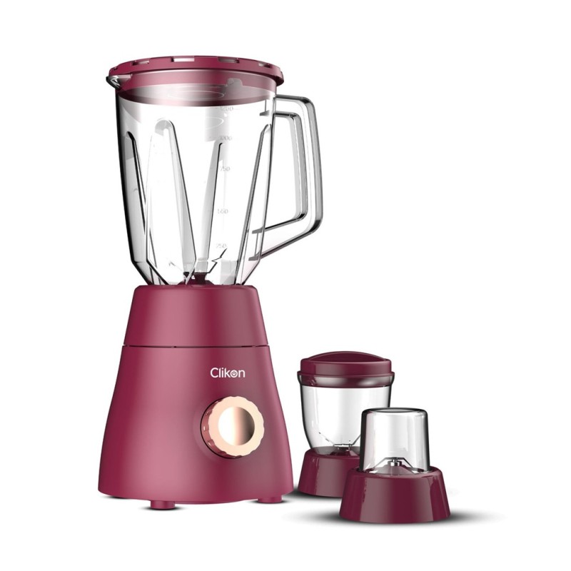 Clikon 3 In 1 Blender 600W with Unbreakable Jar CK2680