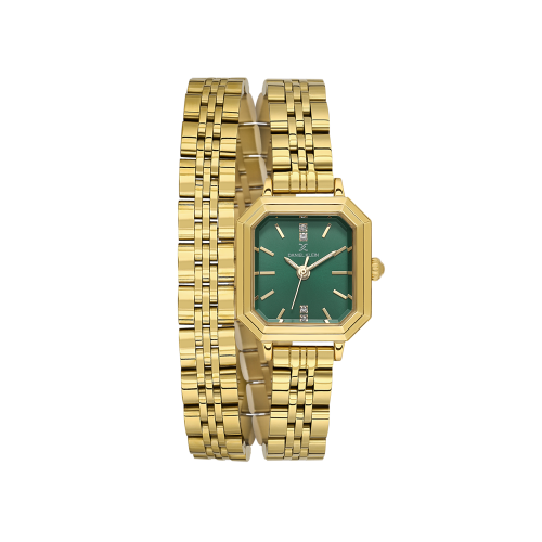 Daniel Klein Gold Stainless Steel Watch for Women DK.1.14098-3