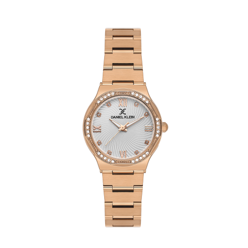 Daniel Klein Rose Gold Stainless Steel Watch for Women DK.1.14101-5