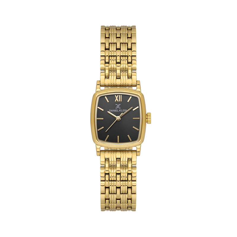 Daniel Klein Gold Stainless Steel Watch for Women DK.1.14102-2