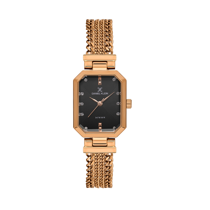 Daniel Klein Rose Gold Stainless Steel Watch for Women DK.1.14103-6