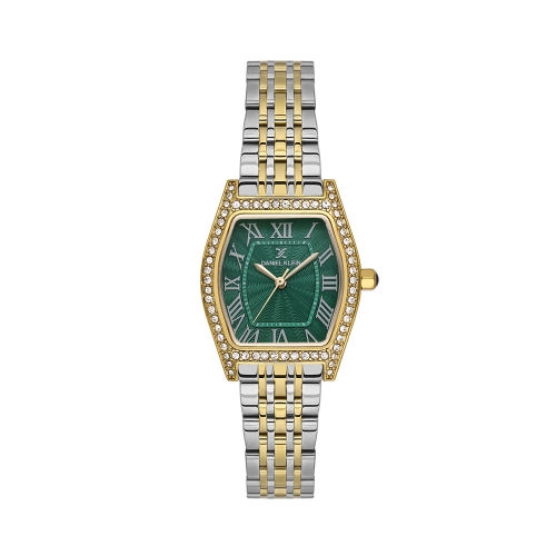 Daniel Klein Silver and Gold Stainless Steel Watch for Women DK.1.14106-4