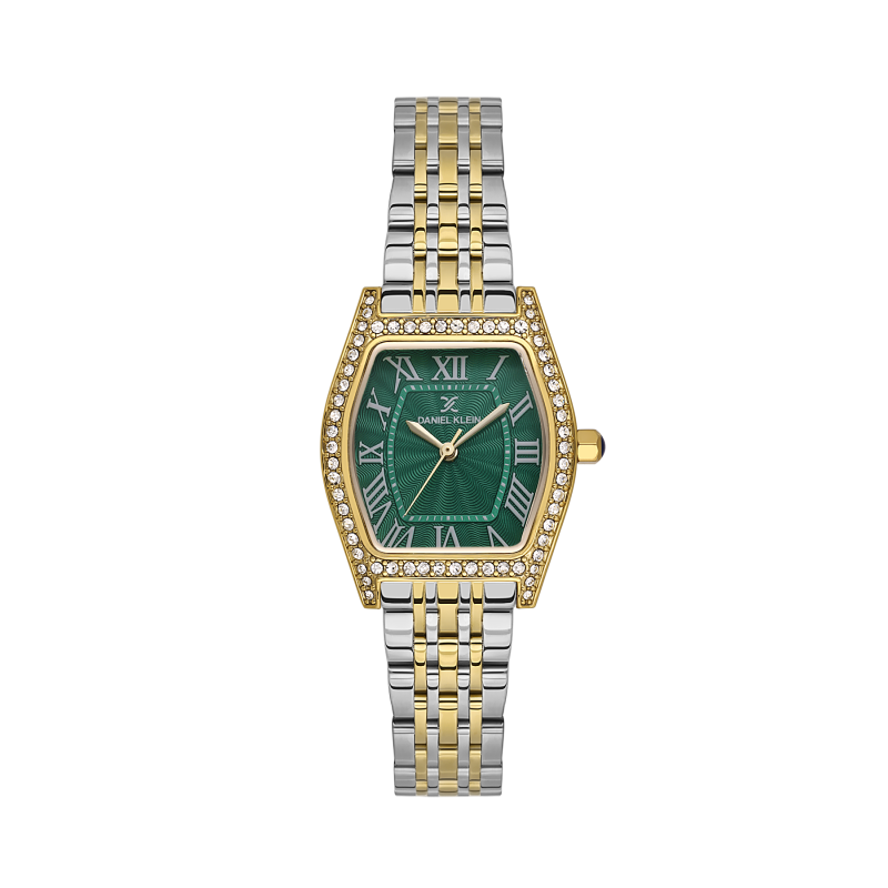 Daniel Klein Silver and Gold Stainless Steel Watch for Women DK.1.14106-4