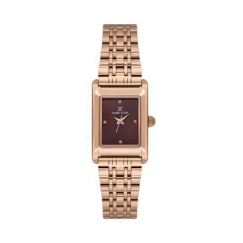 Daniel Klein Rose Gold Stainless Steel Watch for Women DK.1.14108-5