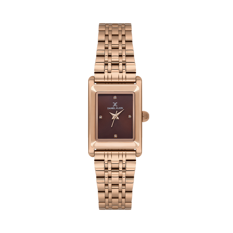 Daniel Klein Rose Gold Stainless Steel Watch for Women DK.1.14108-5