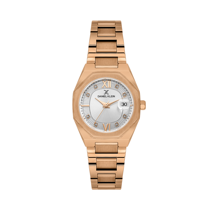 Daniel Klein Rose Gold Stainless Steel Watch for Women DK.1.14109-5