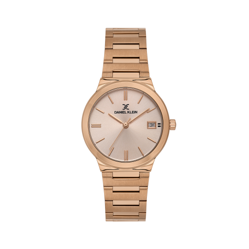 Daniel Klein Rose Gold Stainless Steel Watch for Women DK.1.14110-5