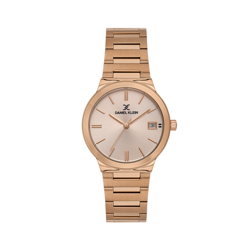 Daniel Klein Rose Gold Stainless Steel Watch for Women DK.1.14110-5