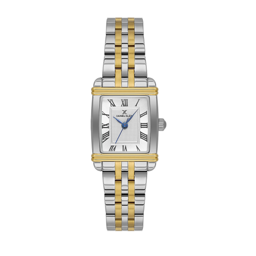 Daniel Klein Silver and Gold Stainless Steel Watch for Women DK.1.14115-3