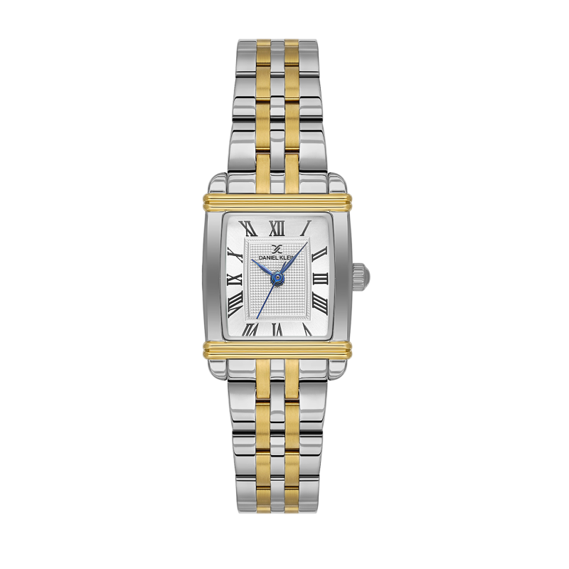 Daniel Klein Silver and Gold Stainless Steel Watch for Women DK.1.14115-3