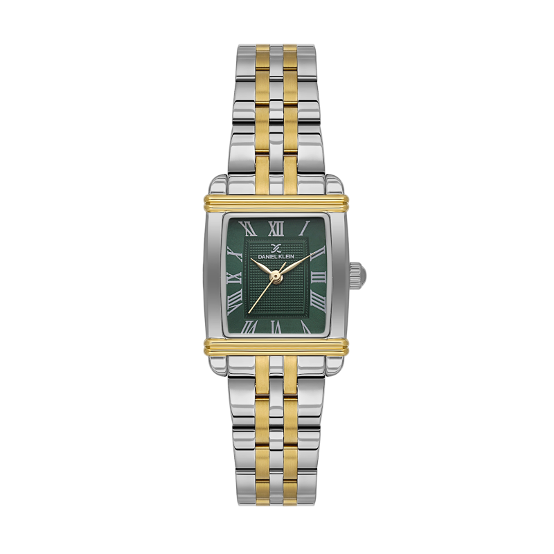 Daniel Klein Silver and Gold Stainless Steel Watch for Women DK.1.14115-4