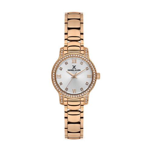 Daniel Klein Rose Gold Stainless Steel Watch for Women DK.1.14118-5