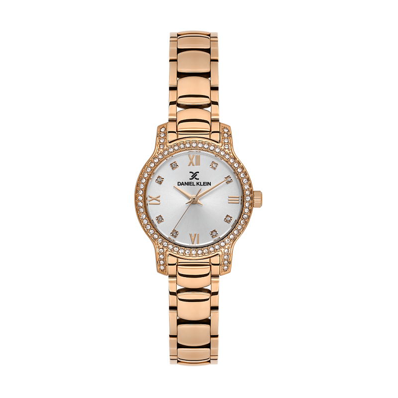 Daniel Klein Rose Gold Stainless Steel Watch for Women DK.1.14118-5