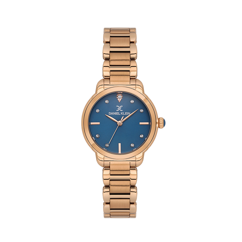 Daniel Klein Rose Gold Stainless Steel Watch for Women DK.1.14126-5