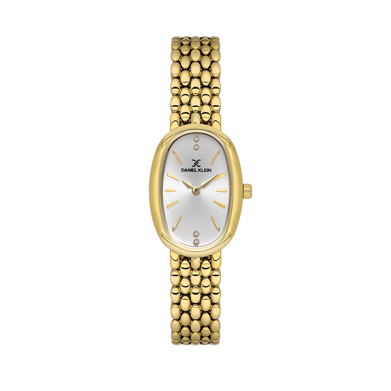 Daniel Klein Gold Stainless Steel Watch for Women DK.1.14130-3