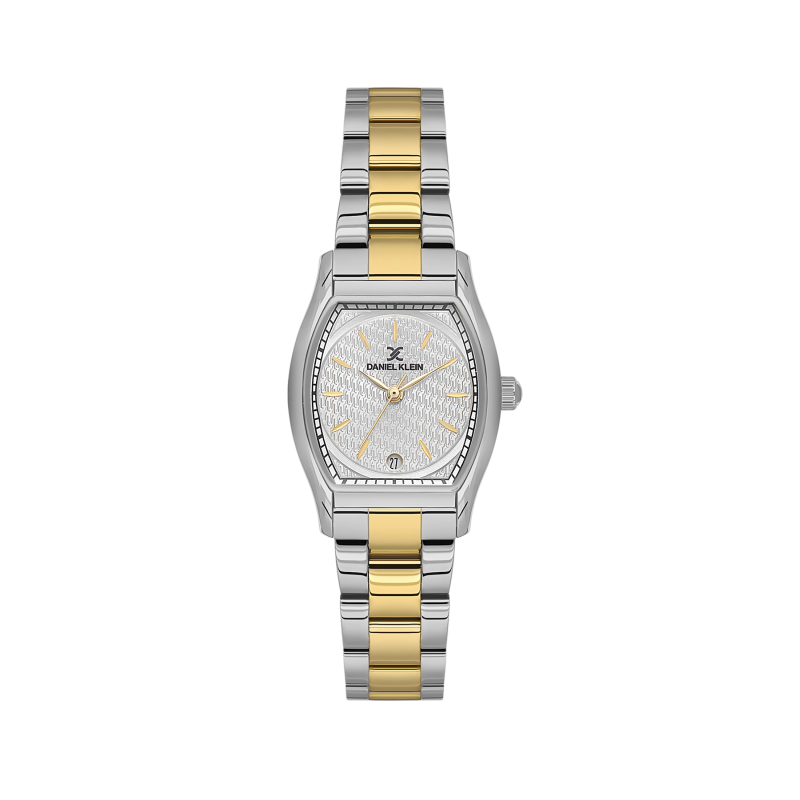 Daniel Klein Silver and Gold Stainless Steel Watch for Women DK.1.14151-3