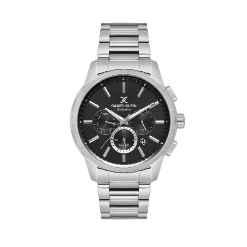Daniel Klein Silver Stainless Steel Watch for Men DK.1.14208-2
