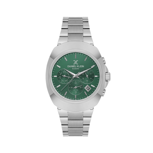 Daniel Klein Silver Stainless Steel Watch for Men DK.1.14211-4