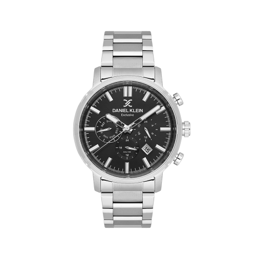 Daniel Klein Silver Stainless Steel Watch for Men DK.1.14230-2