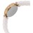 Daniel Klein White Ceramic Band Watch for Women DK.1.14282-1