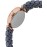 Daniel Klein Blue Ceramic Band Watch for Women DK.1.14282-5