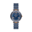 Daniel Klein Blue Ceramic Band Watch for Women DK.1.14282-5
