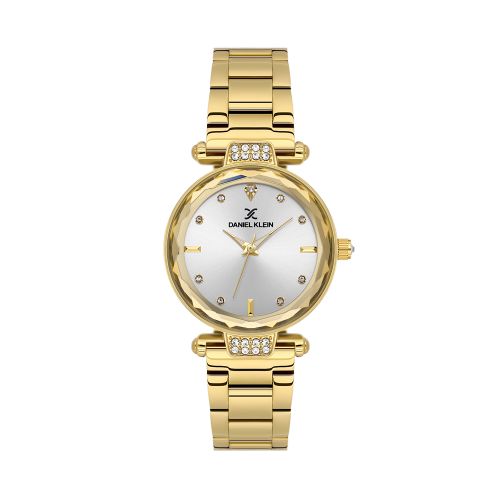 Daniel Klein Gold Stainless Steel Watch for Women DK.6.14132-2