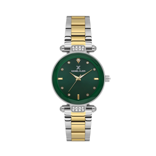 Daniel Klein Silver and Gold Stainless Steel Watch for Women DK.6.14132-4