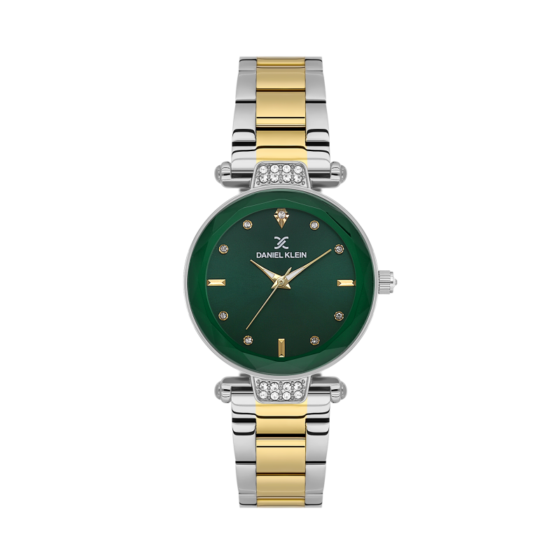 Daniel Klein Silver and Gold Stainless Steel Watch for Women DK.6.14132-4