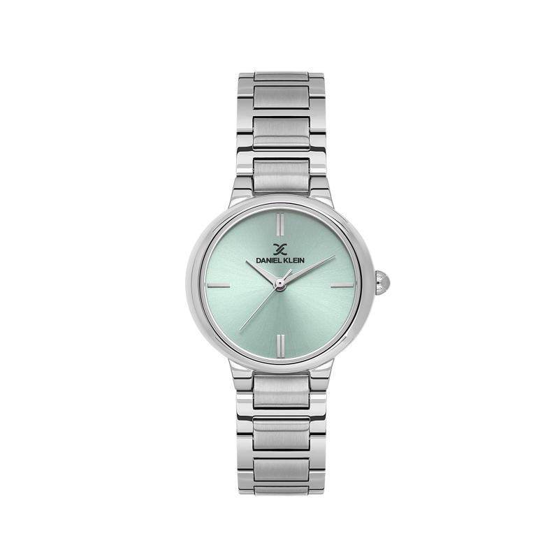 Daniel Klein Silver Stainless Steel Watch for Women DK.1.14100-3