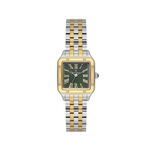 Daniel Klein Silver and Gold Stainless Steel Watch for Women DK.1.14104-5