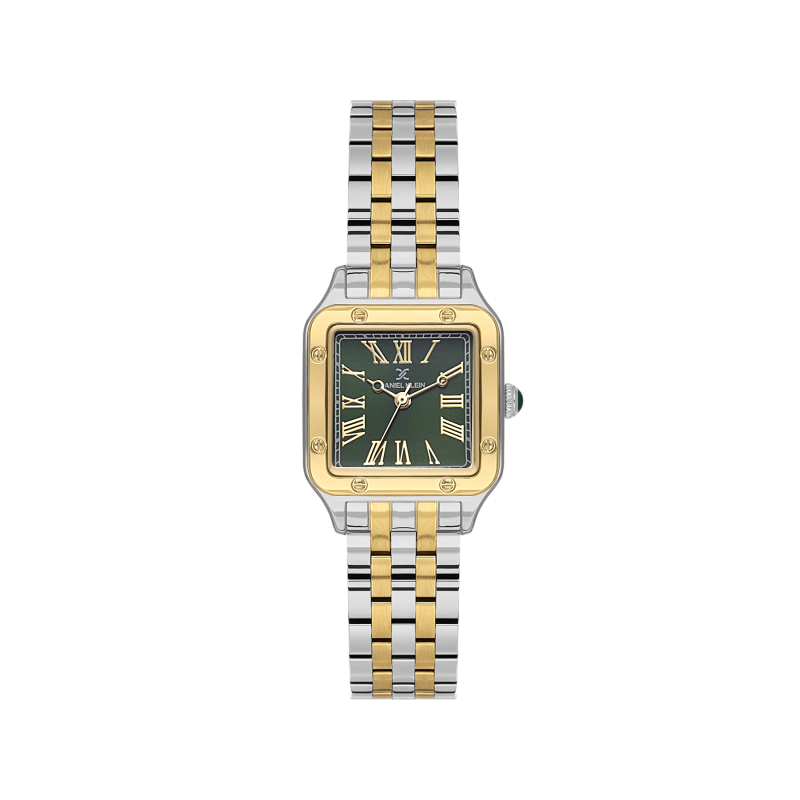 Daniel Klein Silver and Gold Stainless Steel Watch for Women DK.1.14104-5