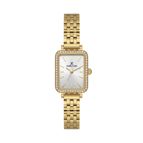 Daniel Klein Gold Stainless Steel Watch for Women DK.1.14105-2