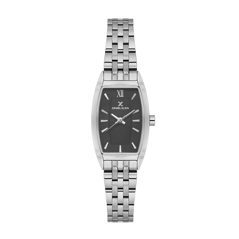 Daniel Klein Silver Stainless Steel Watch for Women DK.1.14107-2