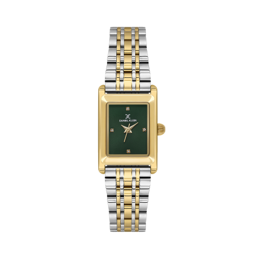 Daniel Klein Silver and Gold Stainless Steel Watch for Women DK.1.14108-4