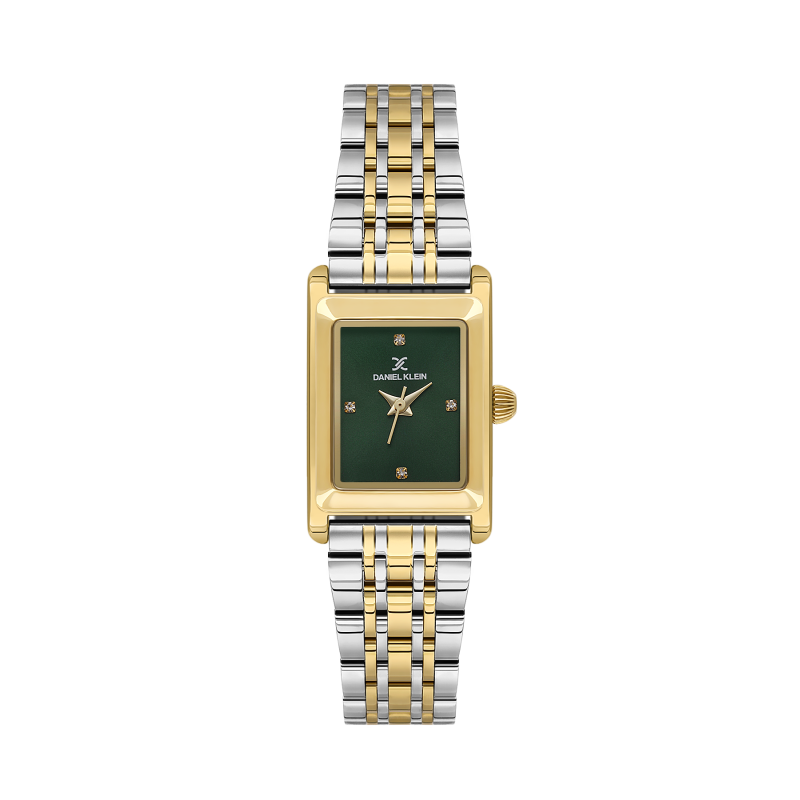 Daniel Klein Silver and Gold Stainless Steel Watch for Women DK.1.14108-4