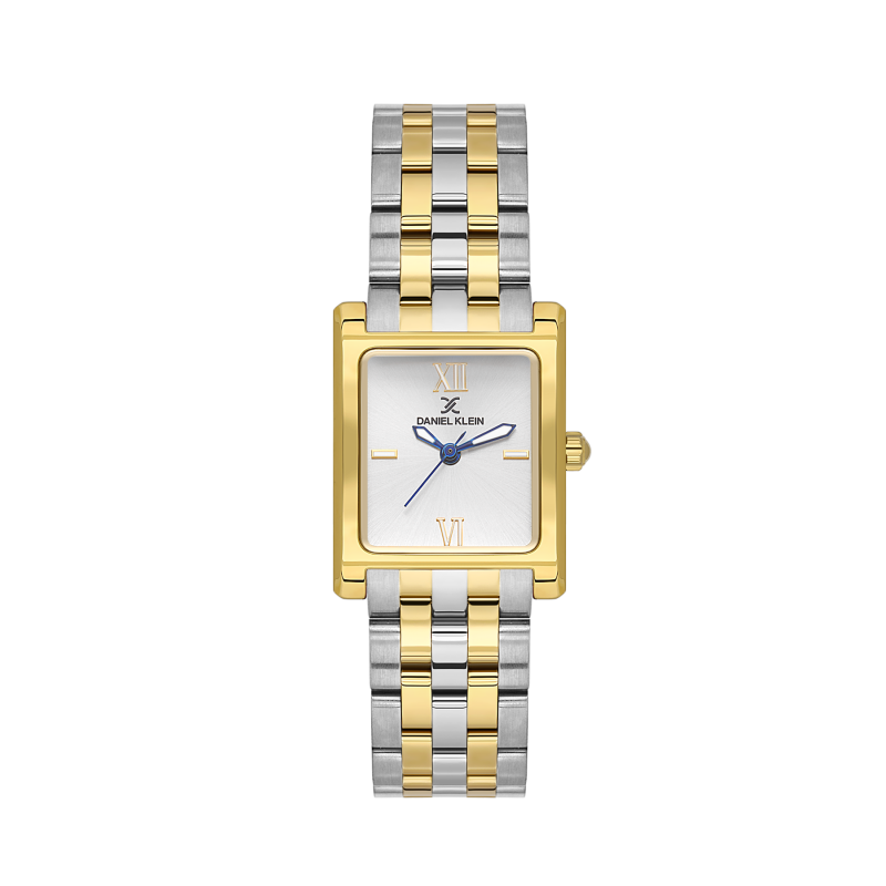 Daniel Klein Silver and Gold Stainless Steel Watch for Women DK.1.14111-3