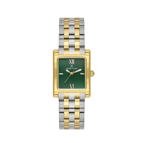 Daniel Klein Silver and Gold Stainless Steel Watch for Women DK.1.14111-4