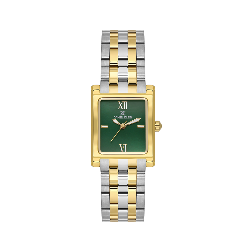 Daniel Klein Silver and Gold Stainless Steel Watch for Women DK.1.14111-4