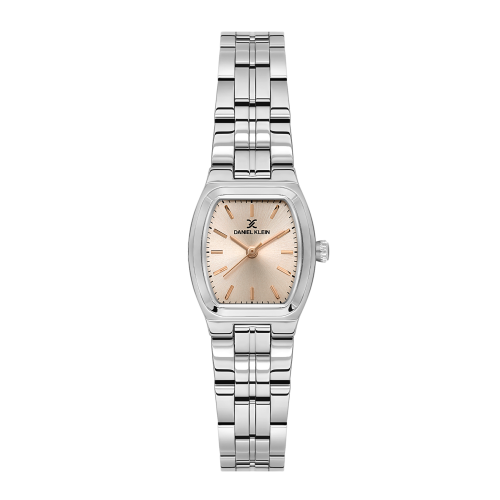 Daniel Klein Silver Stainless Steel Watch for Women DK.1.14117-2