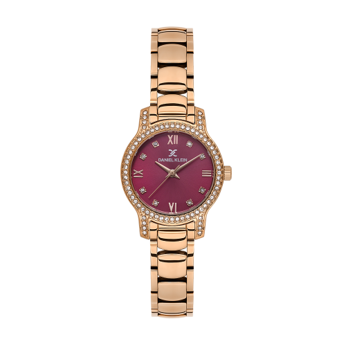 Daniel Klein Rose Gold Stainless Steel Watch for Women DK.1.14118-6