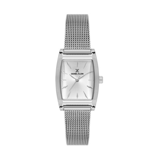 Daniel Klein Silver Mesh Band Watch for Women DK.1.14119-1